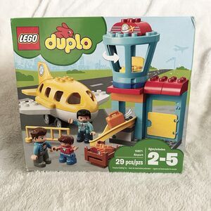 Sealed Lego Duplo 10871 Airport Building Block Toy Ages 2-5 In Box Retired Set
